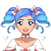 Kawaii Magical anime Girl Dress Up game