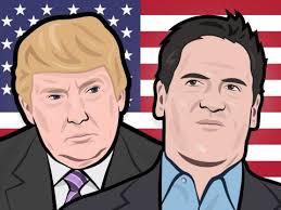 Donald Trump vs Mark Cuban (credit: Business Insider)