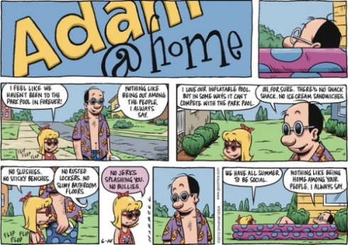 Adam@Home comic strip