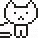 Nonogram visual crossword puzzle